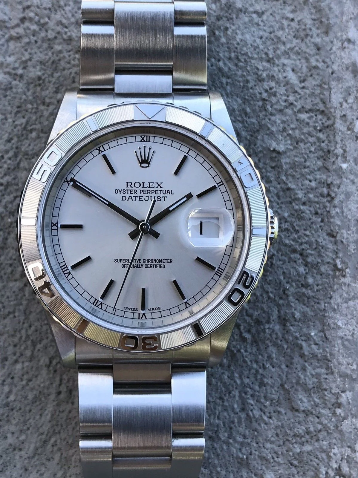 Rolex datejust thunderbird 16264 discount